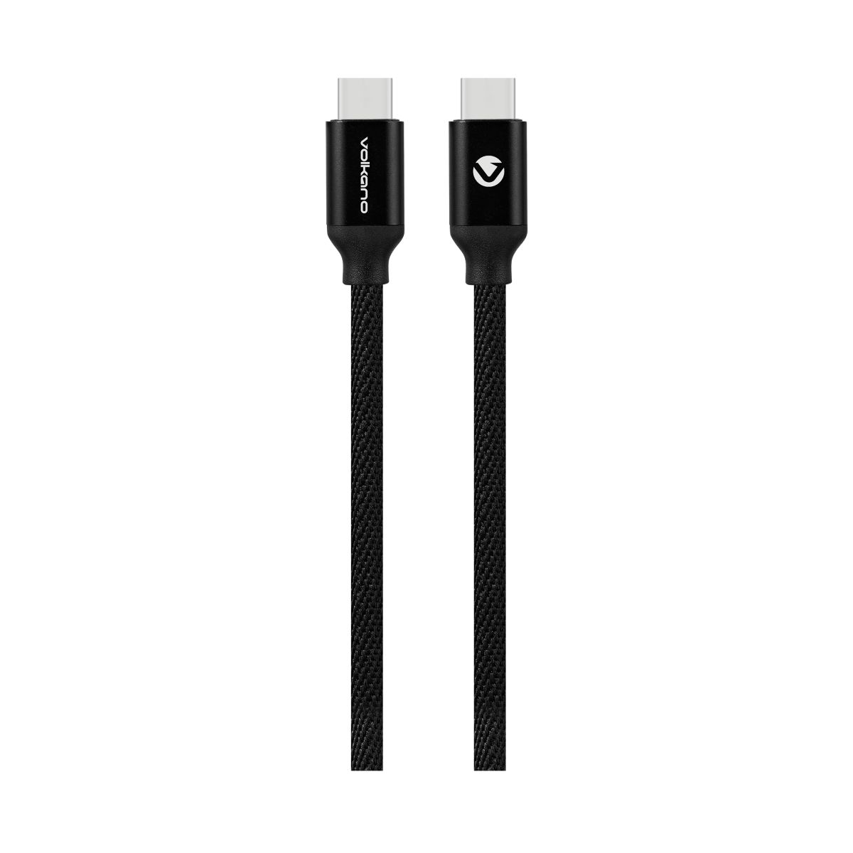 Volkano Weave series Type-C to Type-C cable, 3m 18W black