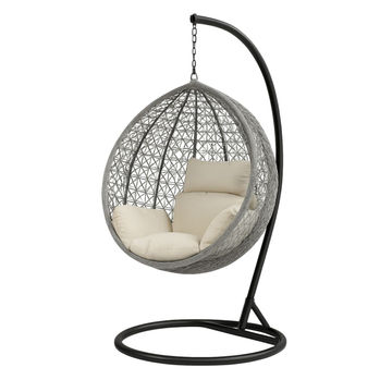 Shayd - Nestelle Hanging Pod Chair - Grey