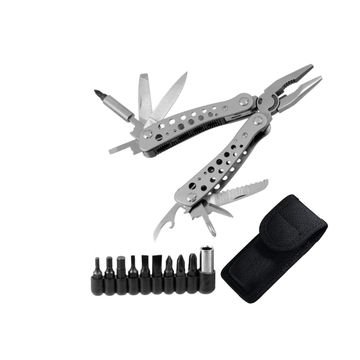 Auto Gear Stainless Steel Multi Tool with Pouch