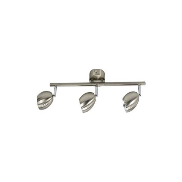 230VAC GU10 3Way Stain Steel Satin Nickel Spot Light