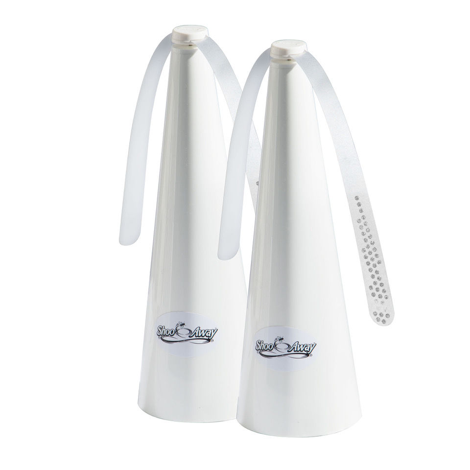 ShooAway - Original Fly Repellent Fan - Twin Pack - WHITE