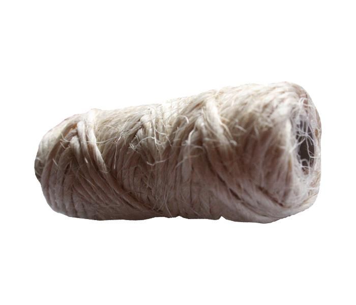 Sisal Twine Dry Rope Nat Off White 1 PLY 500g - 3 Pack