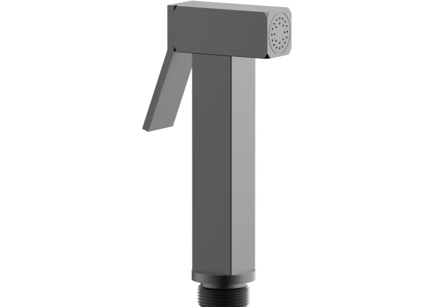 Devario Premio Shattaf Sprayer Square Brass -Gun Metal Grey