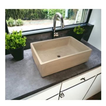 Bespoke Sandstone Concrete 65x45x20cm Single Butler