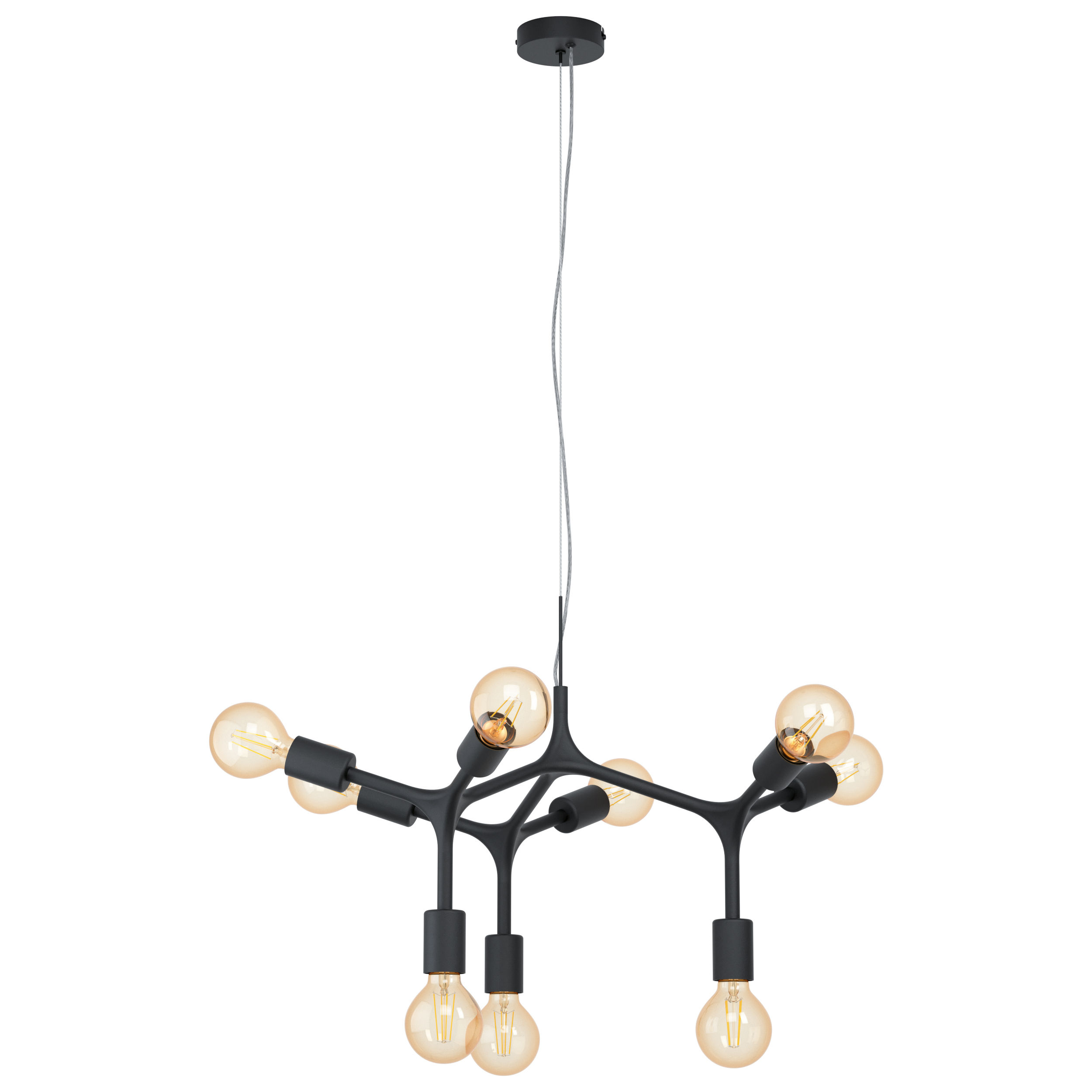 Eurolux Bocadella 9LT Pendant 645mm Black