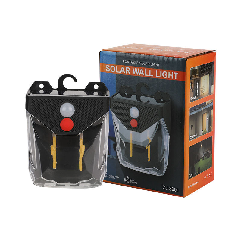 Portable Solar Wall Light with Motion Sensor & Hook - 3 Modes (2PCS)