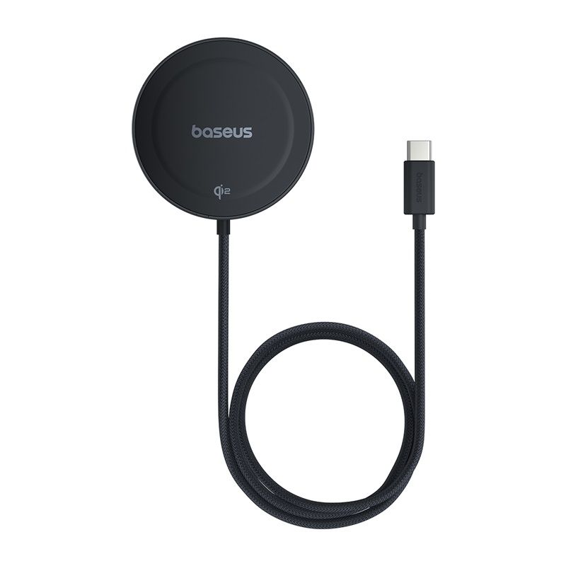 Baseus Simple Mini4 Magnetic Wireless Charging Stand Qi2 15W Universal - Cosmic Black