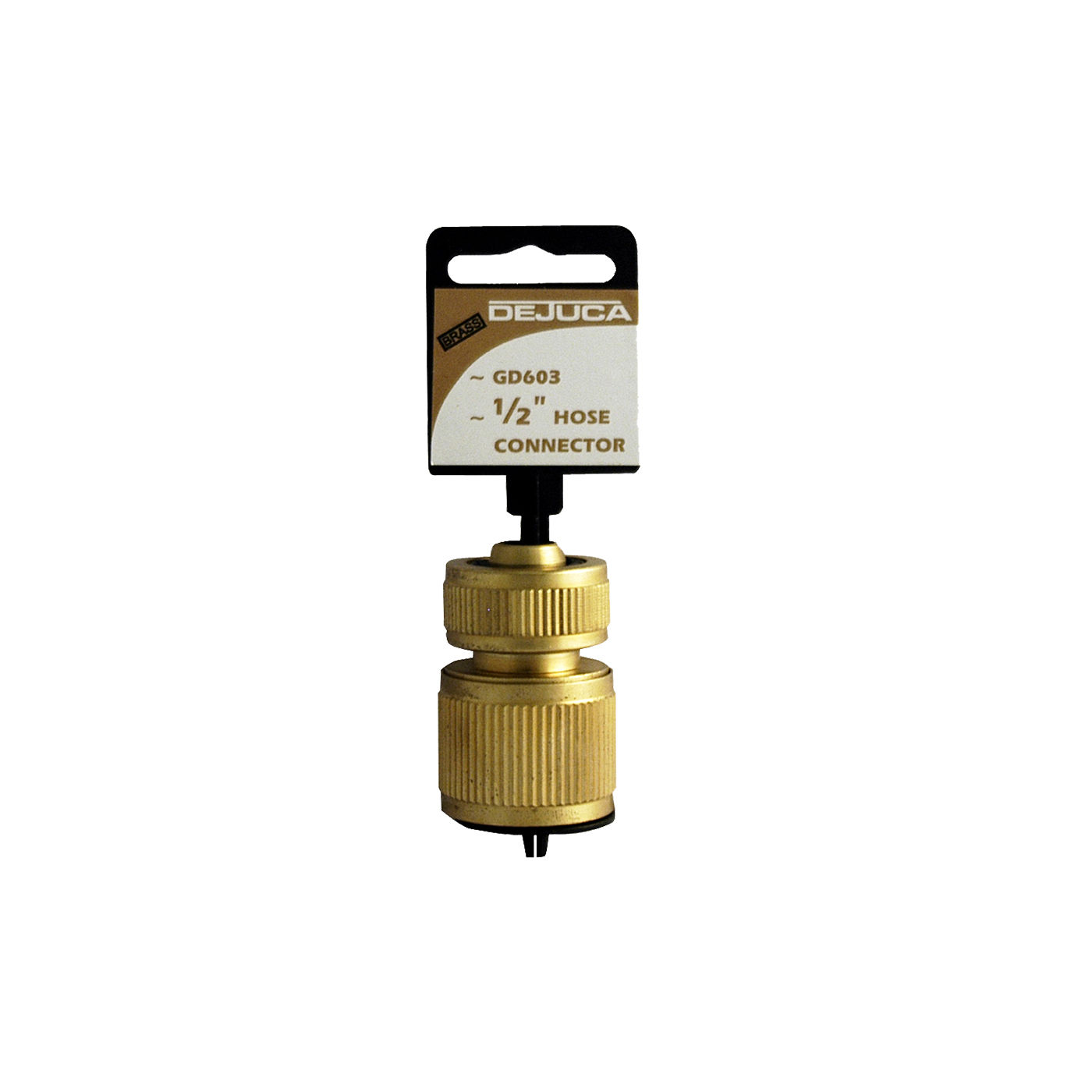 Dejuca - Brass Hose Connector - 12mm - 4 Pack