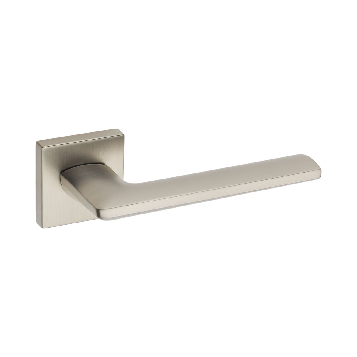 LINEAR DOOR HANDLE BRUSHED NICKEL SQU ROSE
