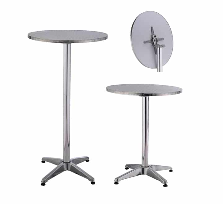 Aluminium Round Cocktail Table