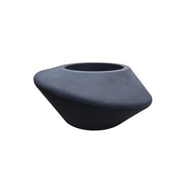 Top Pot Japi Planter Low - Lead