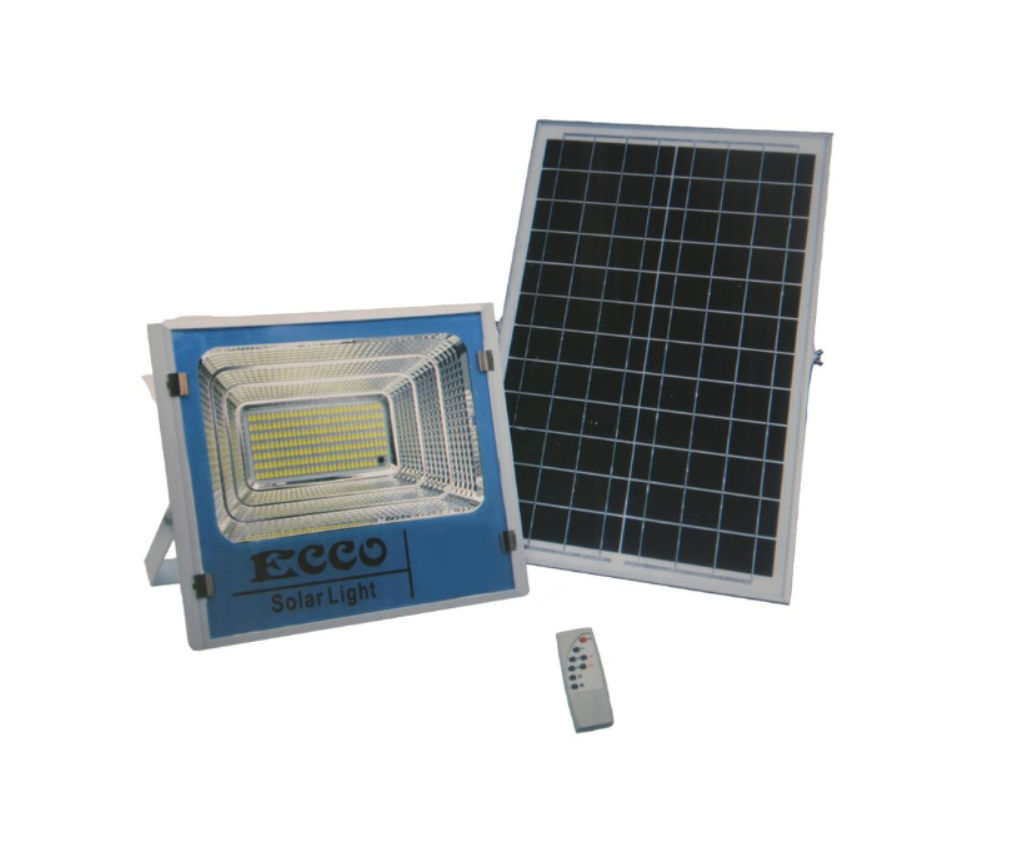 Ecco 100W Solar Flood Light and 24W Solar Panel