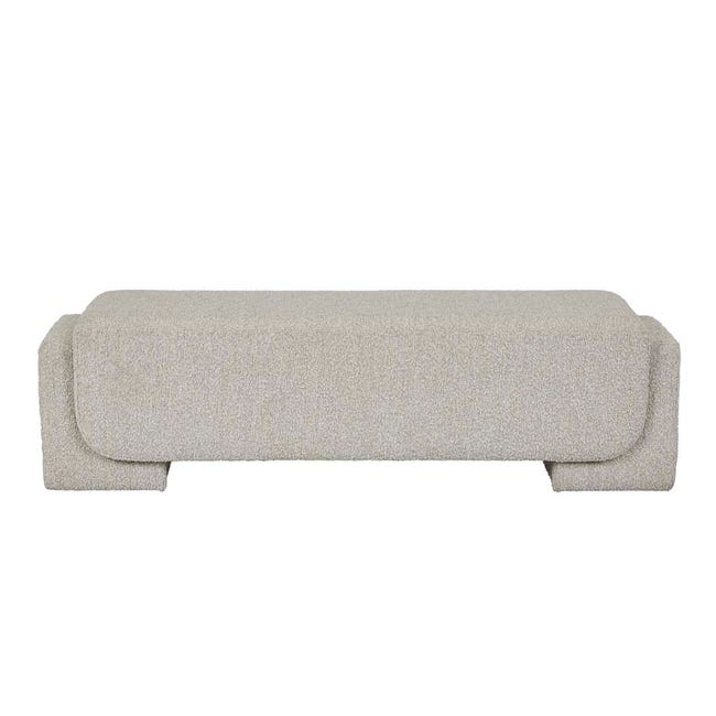 Ben Ottoman Bouclé Grey