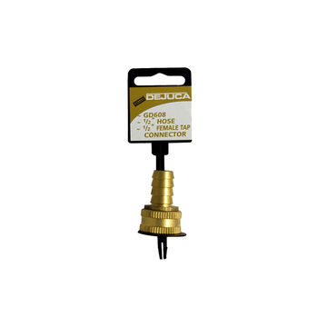 Dejuca - Brass Hose Tap Connector - 12mm x 12mm