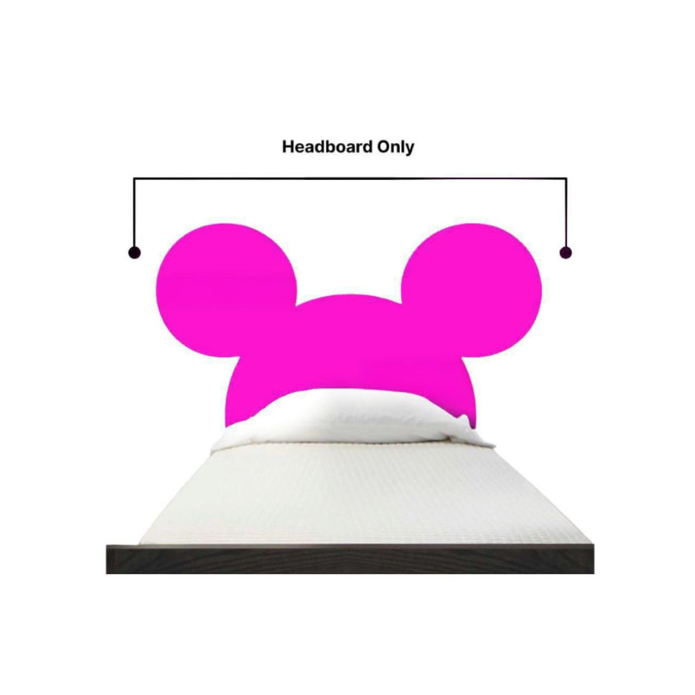 Pink Mickey mouse shape 3/4