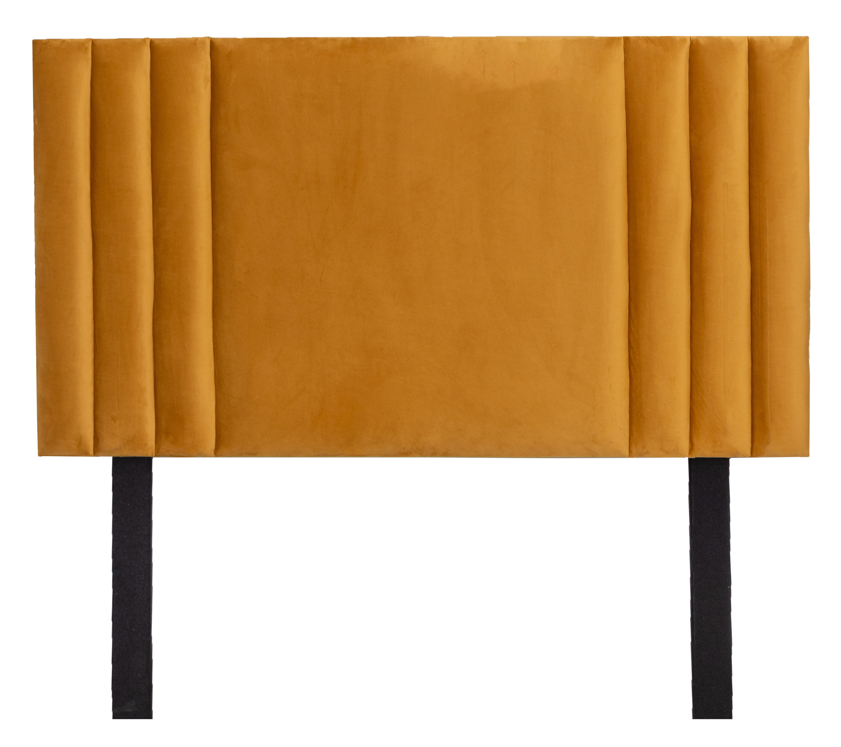 Emma Headboard - Gold Velvet - Single