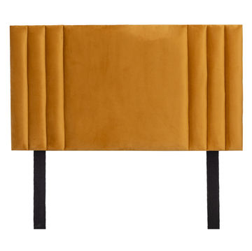 Emma Headboard - Gold Velvet - Single