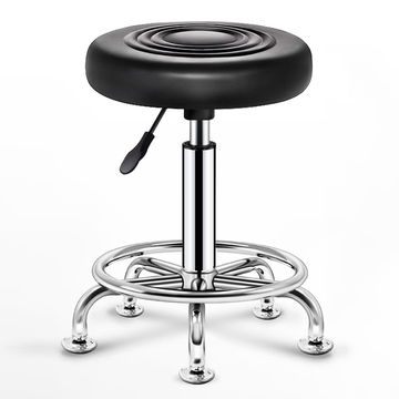 GOF Furniture -Bubba Short Bar Stool-PU leather, Black