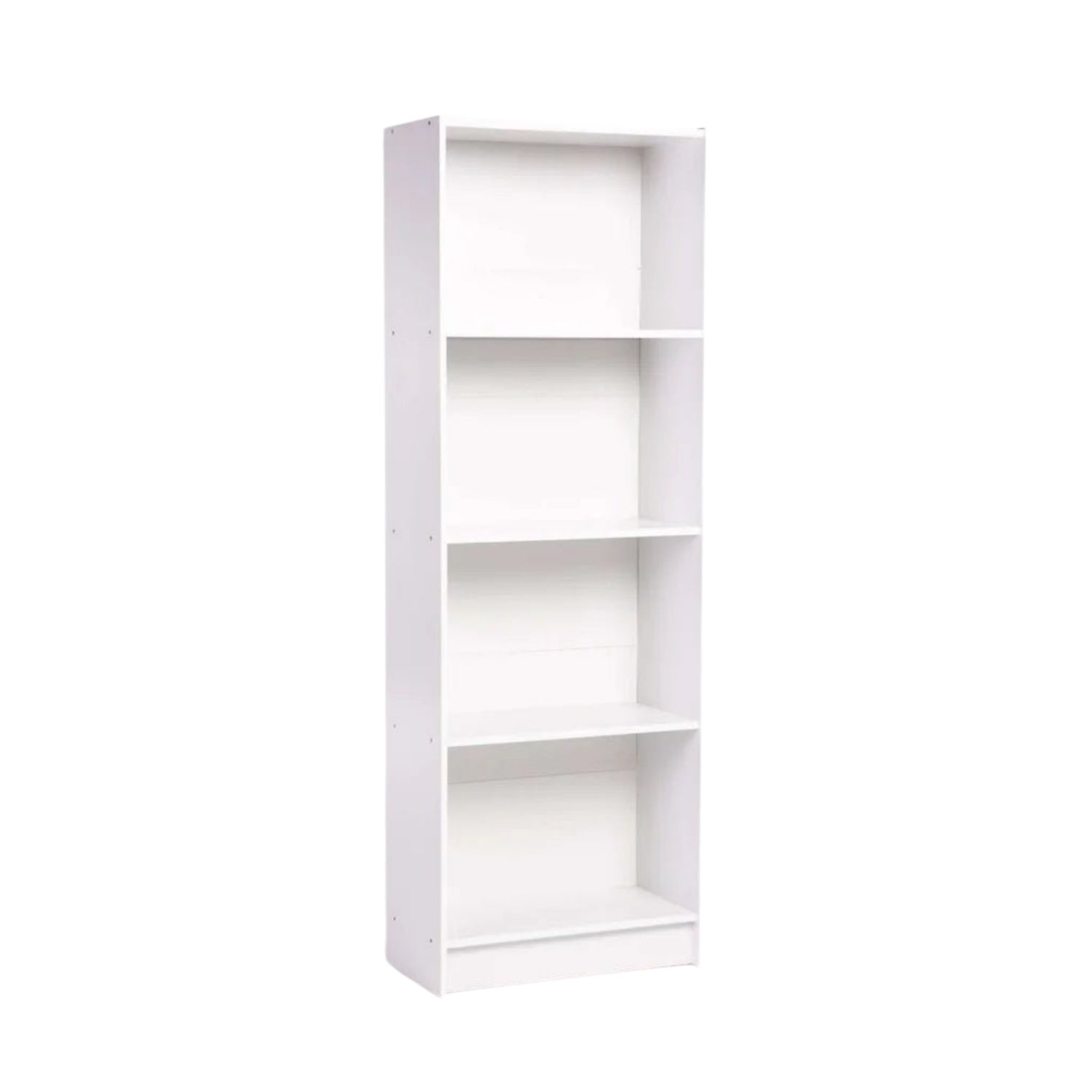 4-Tier Bookcase Storage Shelf for Home & Office - White