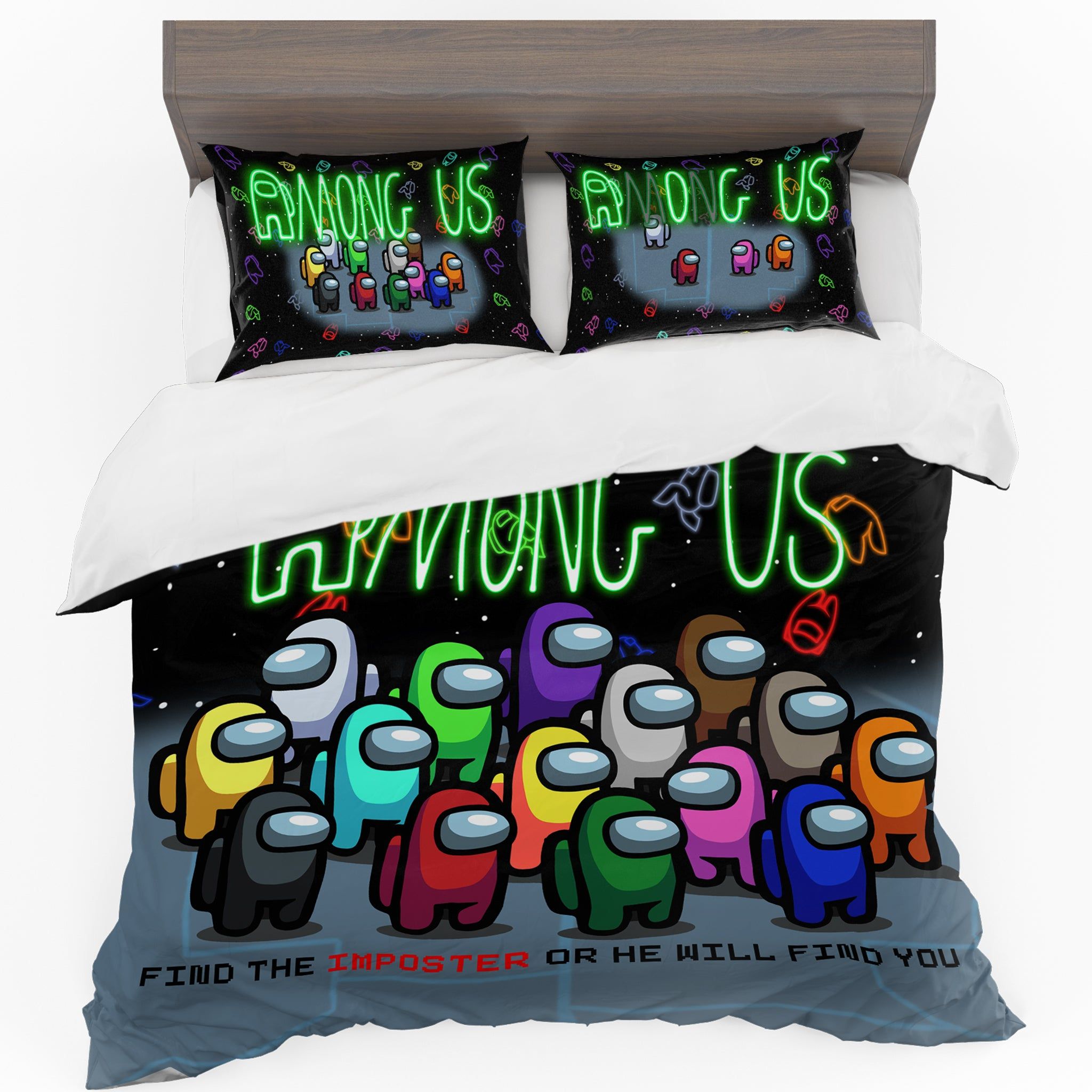 Among Us Players Duvet Cover Set Queen