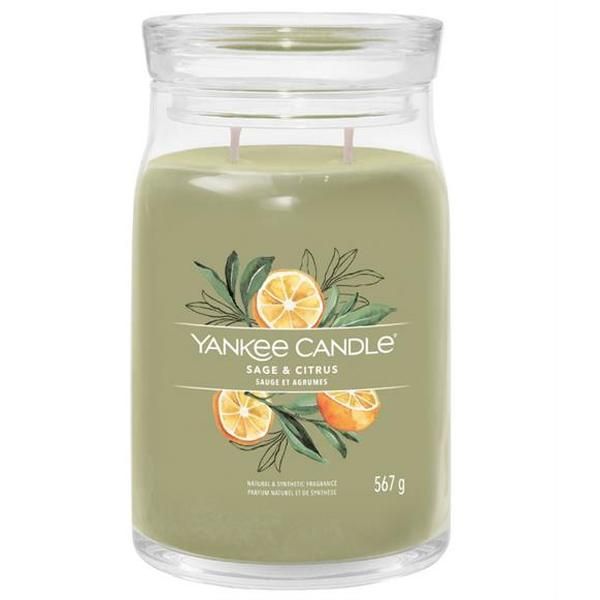 Yankee Candle Signature Collection Sage & Citrus Large Jar