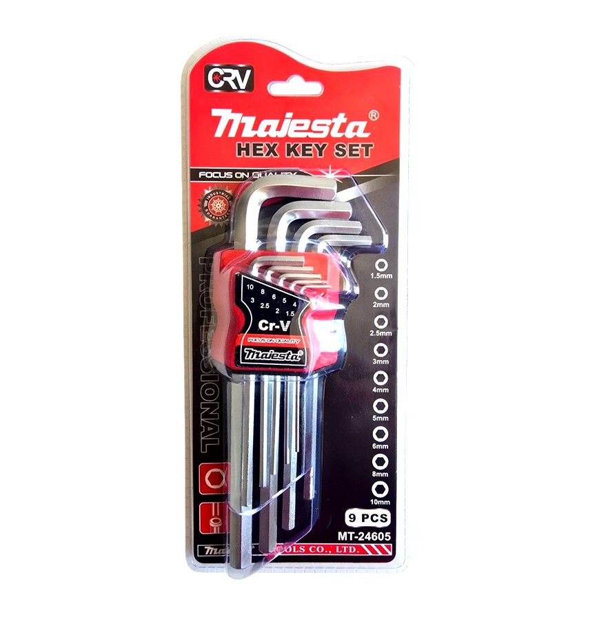 Majesta 9 Pcs Allen Key Set