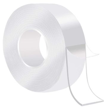 Powerbond Reusable Double Sided Gel Transparent Ta- 2 Pack