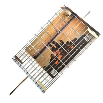 Lifespace Rotisserie Basket - Large Flat Adjustable - Chrome 