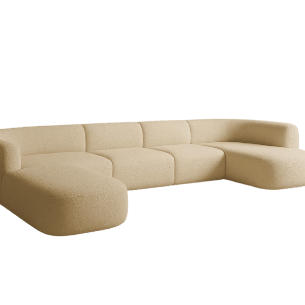 Innofurn-U-shape Boucle Sofa