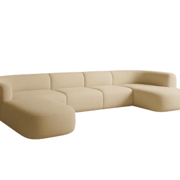 Innofurn-U-shape Boucle Sofa