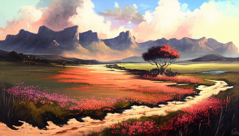 Canvas Wall Art - Canvas Wall Art-Landscape with Grass - B1225 - [120 x 80 cm]