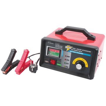 Sunstorm Battery Charger / Jump Starter with 50 Amp Jumpers