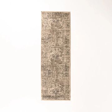 Oslo OS2 Runner – 80 240 cm Distressed Polypropylene Hallway Rug in Blue, Grey & Beige