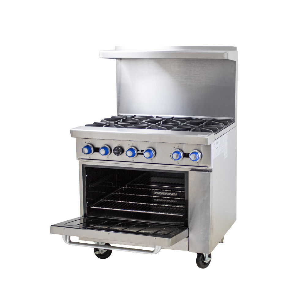 6 Burner Cooking Range With Oven