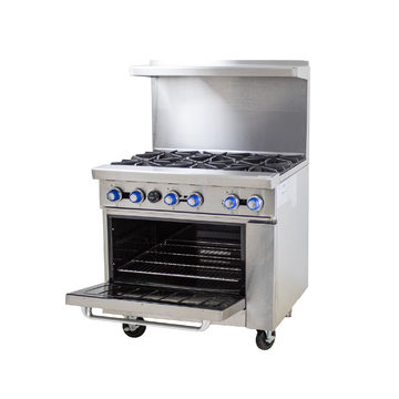 6 Burner Cooking Range With Oven