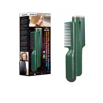 Aorlis AO-49935 Rechargeable Portable Ceramic Heated Comb Iron x 2