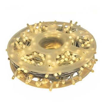 50m Clear Warm White Cable Reel LED Bubbles Light 220L - ZYF-D198