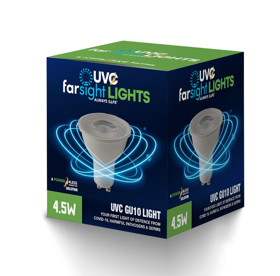 Power4less UVC GU10 (6000K + UVC) 4.5W