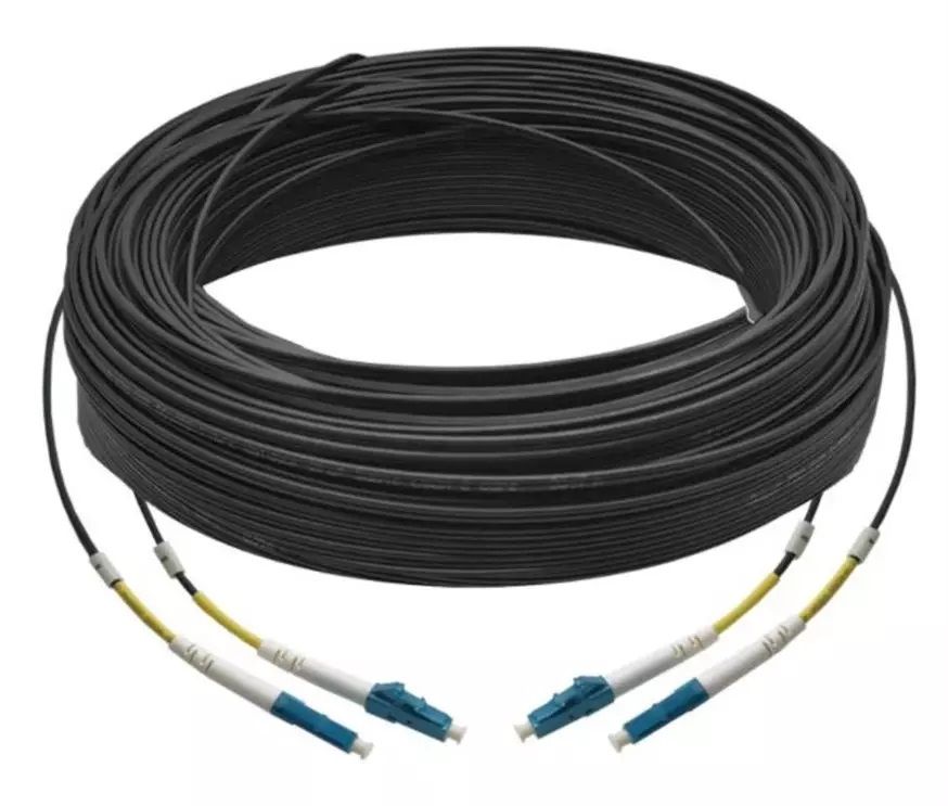 70 Meter Duplex Single Mode UPC LC-LC Fiber Optic Cable | Fiber Patch Cord | Outdoor Drop Cable