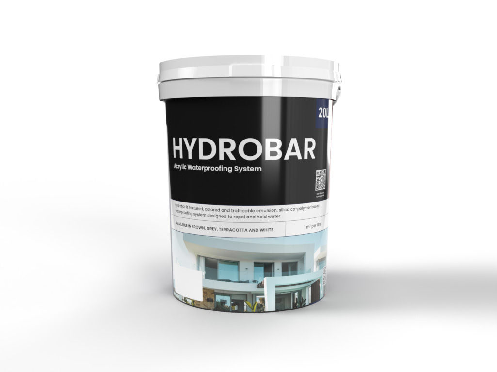Hydrobar Waterproofing Compound - 20L Terracotta