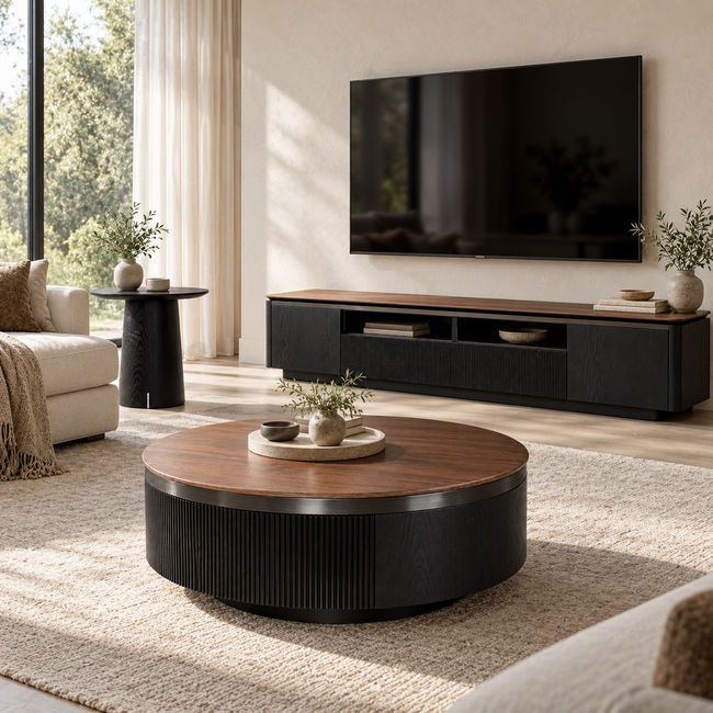 KC FURN – Onyx Living Room Collection – TV Unit & Coffee Table