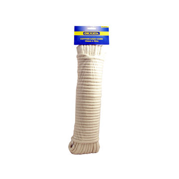 Dejuca - Cotton Sash Cord - 10mm X 30m  - Cord - 10mm - (hank) - 3 Pack