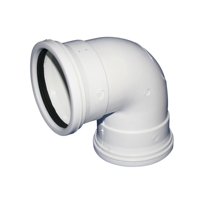 Waste Bend 87.5Deg Sv Pl 110mm - 2 Pack