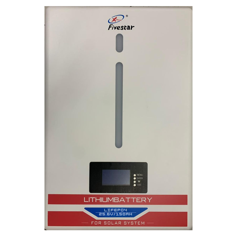 FIVESTAR 25.6V 150AH 3.84KWH LB LITHIUM BATTERY - LIFEPO4
