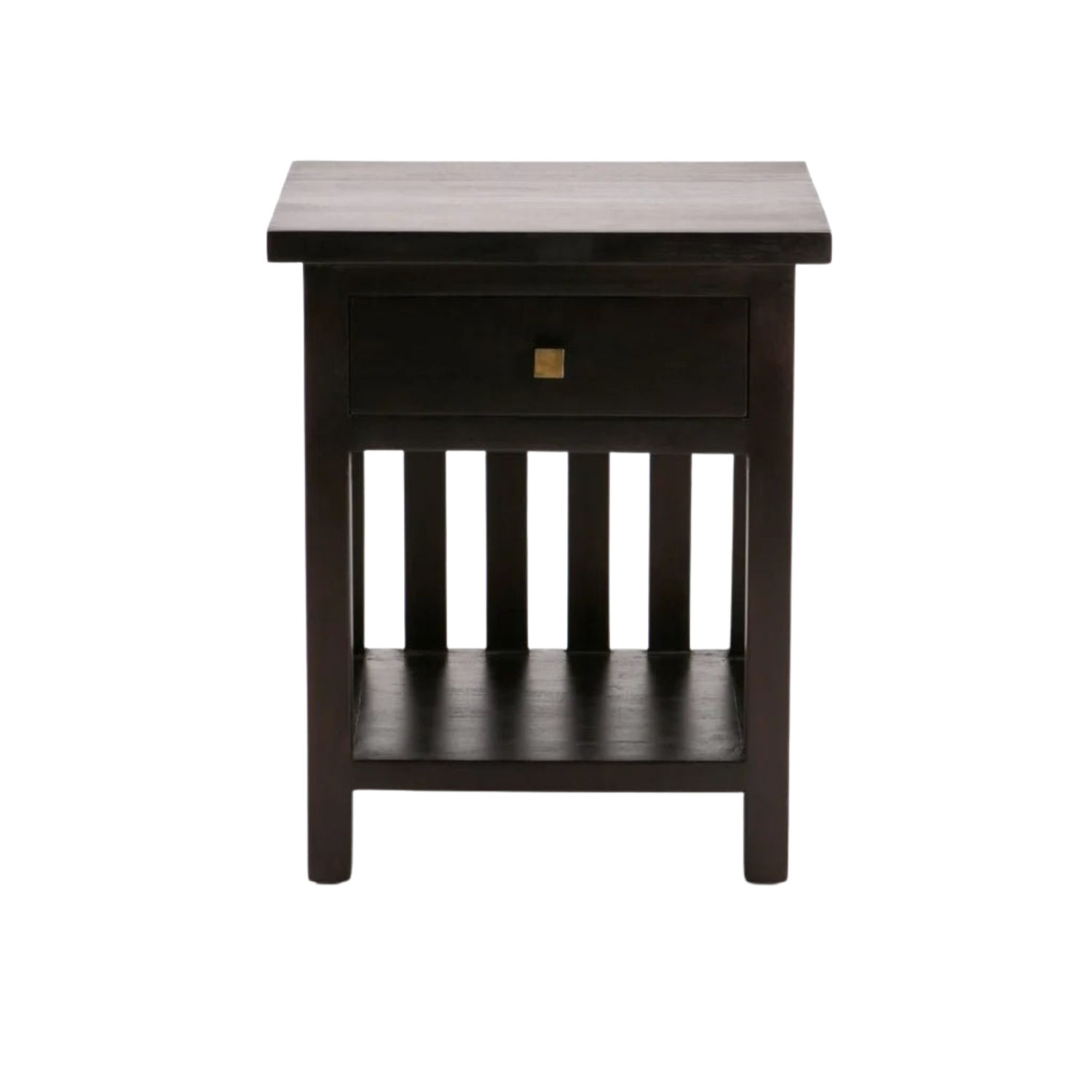 Mahogany 1 Drawer Wooden Bedside Pedestal