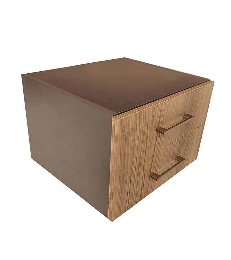 London 2 Drawer Add-On Storm Grey & Sahara