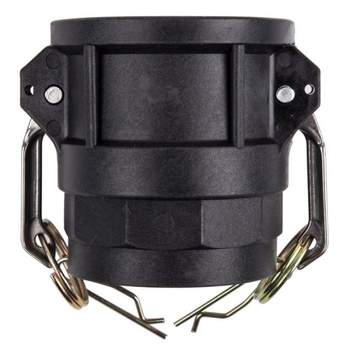 Bulk Pack 2 x Camlock PP Type D Female Coupler x Female BSP - 25mm