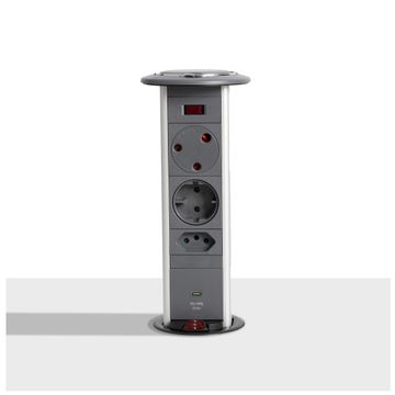 Multiplug Powerlogic Powerdock MK465 Dark Grey