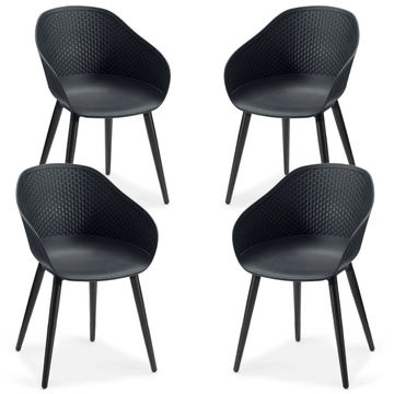 FDB Antibes Carver Dining Chair Set of 4