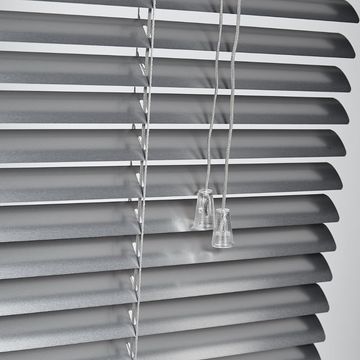 25 mm Alu Venetian Blind Silver 600 x 1000